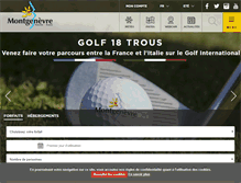 Tablet Screenshot of montgenevre.com